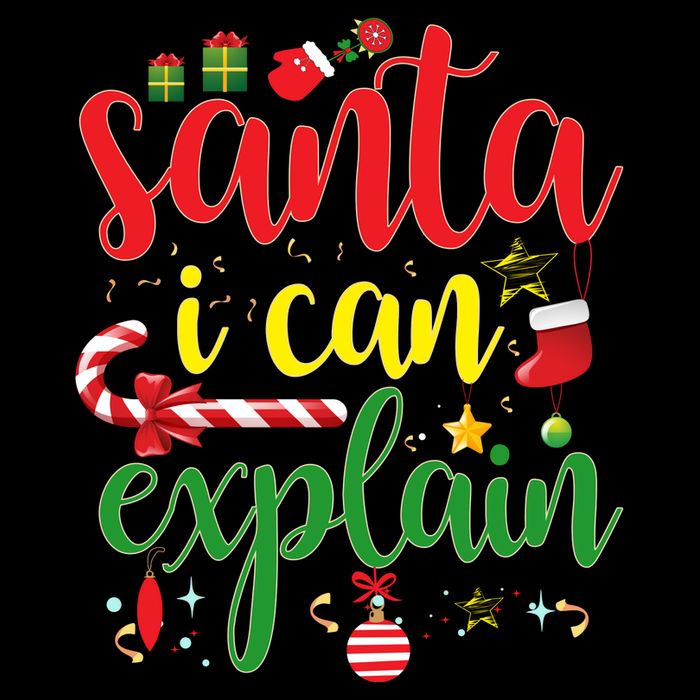 Funny Christmas Santa I Can Explain Impact Tech Backpack