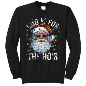 Funny Christmas Santa Claus I Do It For The Hos Cute Xmas Gift Sweatshirt