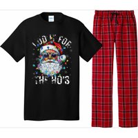 Funny Christmas Santa Claus I Do It For The Hos Cute Xmas Gift Pajama Set