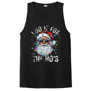 Funny Christmas Santa Claus I Do It For The Hos Cute Xmas Gift PosiCharge Competitor Tank