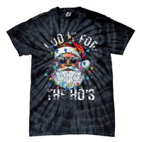 Funny Christmas Santa Claus I Do It For The Hos Cute Xmas Gift Tie-Dye T-Shirt