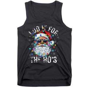 Funny Christmas Santa Claus I Do It For The Hos Cute Xmas Gift Tank Top