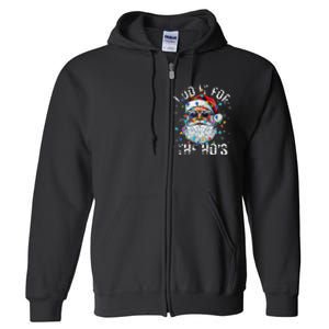 Funny Christmas Santa Claus I Do It For The Hos Cute Xmas Gift Full Zip Hoodie