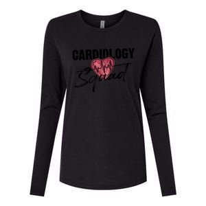 Funny Cardiology Squad Gift For Cardiovascular Technologists Gift Womens Cotton Relaxed Long Sleeve T-Shirt