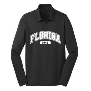 Florida Collegiate Style 1845 Silk Touch Performance Long Sleeve Polo