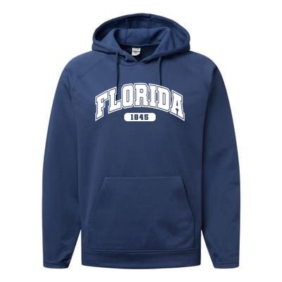 Florida Collegiate Style 1845 Performance Fleece Hoodie