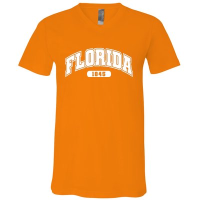 Florida Collegiate Style 1845 V-Neck T-Shirt