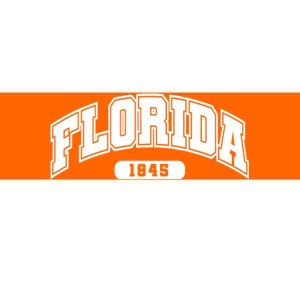 Florida Collegiate Style 1845 Bumper Sticker