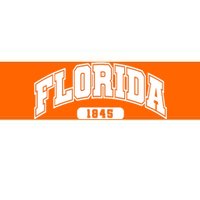 Florida Collegiate Style 1845 Bumper Sticker