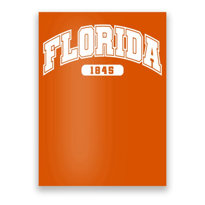 Florida Collegiate Style 1845 Poster