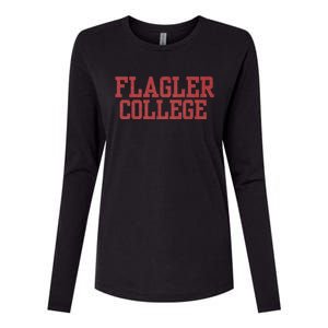 Flagler College St. Augustine Womens Cotton Relaxed Long Sleeve T-Shirt