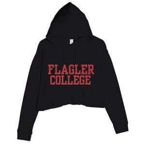 Flagler College St. Augustine Crop Fleece Hoodie