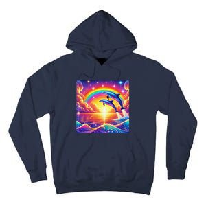 Funny Cute Symphony Dolphin Meme Tall Hoodie