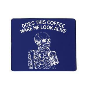 Funny Coffee Skeleton Mousepad