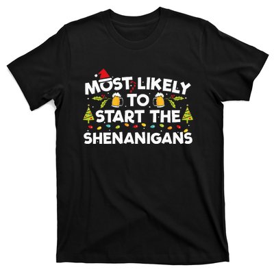 Family Christmas Shenanigans Hilarious and Unforgettable T-Shirt