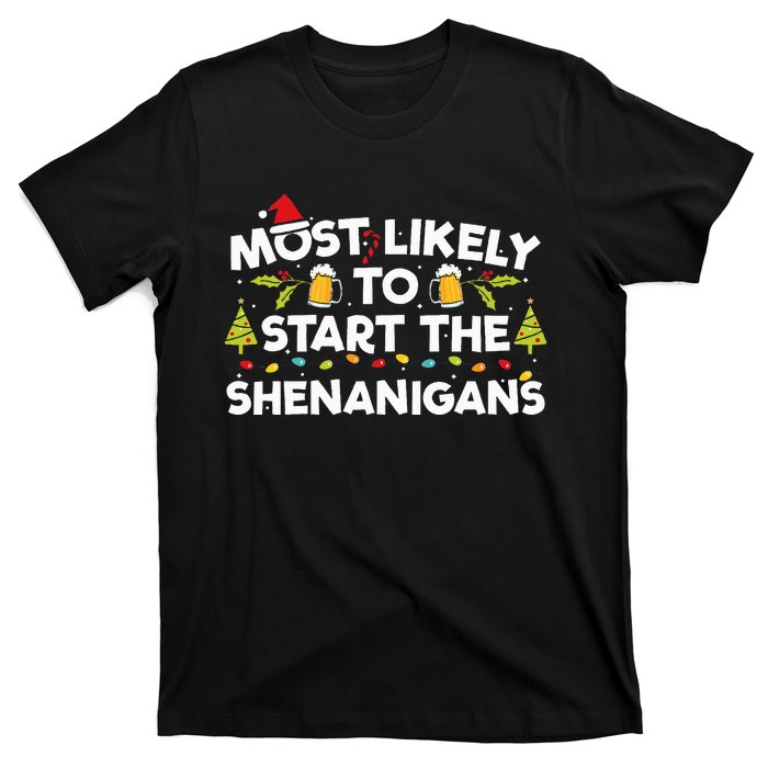 Family Christmas Shenanigans Hilarious and Unforgettable T-Shirt