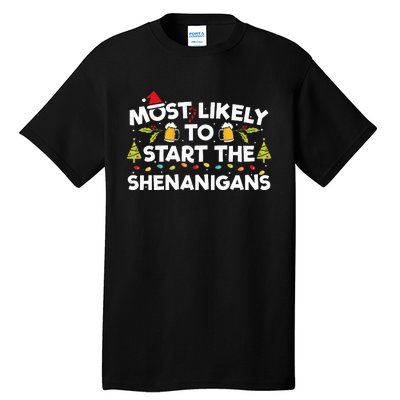 Family Christmas Shenanigans Hilarious and Unforgettable Tall T-Shirt