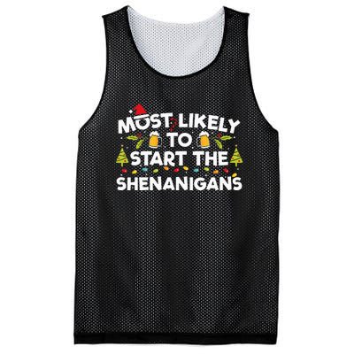 Family Christmas Shenanigans Hilarious and Unforgettable Mesh Reversible Basketball Jersey Tank