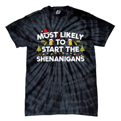 Family Christmas Shenanigans Hilarious and Unforgettable Tie-Dye T-Shirt