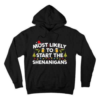 Family Christmas Shenanigans Hilarious and Unforgettable Tall Hoodie