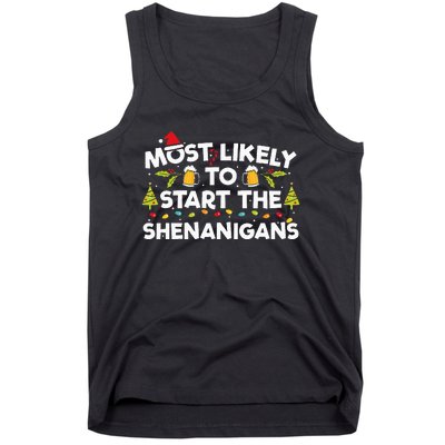 Family Christmas Shenanigans Hilarious and Unforgettable Tank Top