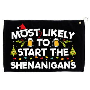 Family Christmas Shenanigans Hilarious and Unforgettable Grommeted Golf Towel