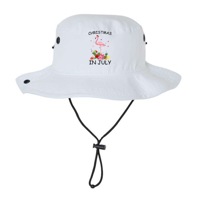 Flamingo Christmas Santa In July Legacy Cool Fit Booney Bucket Hat