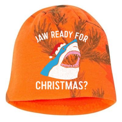 Funny Christmas Shark Meaningful Gift Jaw Ready Santa Gift Kati - Camo Knit Beanie