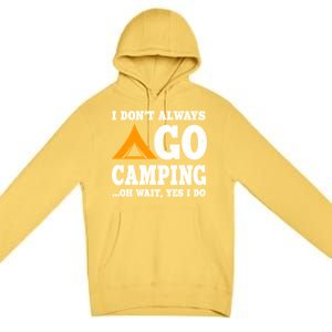 Funny Camping Saying Design Nature Lover Summer Camp Great Gift Premium Pullover Hoodie