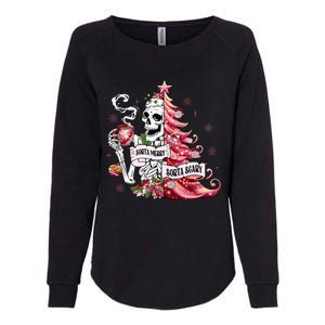 Funny Christmas Sorta Merry Sorta Scary Skeleton Xmas Tree Womens California Wash Sweatshirt