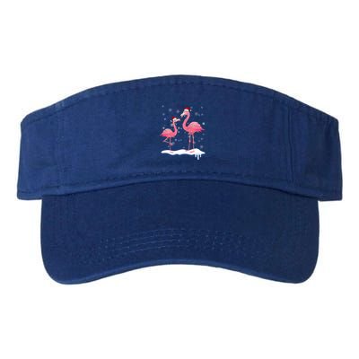Flamingo Christmas Tree Santa Hat Gift Visor