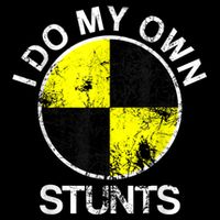 Funny Crash Test Dummy I Do My Own Stunts 16oz Travel Tumbler
