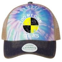 Funny Crash Test Dummy I Do My Own Stunts Legacy Tie Dye Trucker Hat