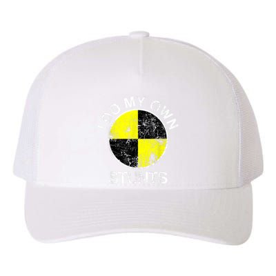 Funny Crash Test Dummy I Do My Own Stunts Yupoong Adult 5-Panel Trucker Hat