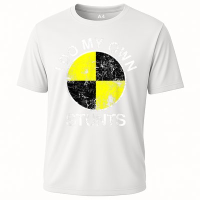 Funny Crash Test Dummy I Do My Own Stunts Performance Shirt
