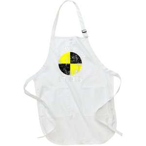 Funny Crash Test Dummy I Do My Own Stunts Full-Length Apron With Pockets