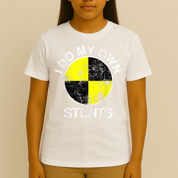 Funny Crash Test Dummy I Do My Own Stunts T-Shirt