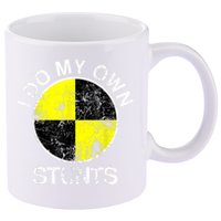 Funny Crash Test Dummy I Do My Own Stunts 11oz C Handle Ceramic Mug