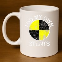 Funny Crash Test Dummy I Do My Own Stunts 11oz C Handle Ceramic Mug