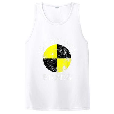 Funny Crash Test Dummy I Do My Own Stunts PosiCharge Competitor Tank