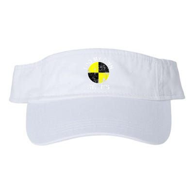 Funny Crash Test Dummy I Do My Own Stunts Visor