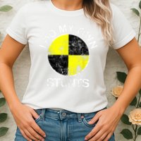 Funny Crash Test Dummy I Do My Own Stunts Womens T-Shirt