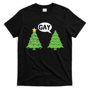 Funny Christmas Tree Gay Lgbtq Christmas T-Shirt