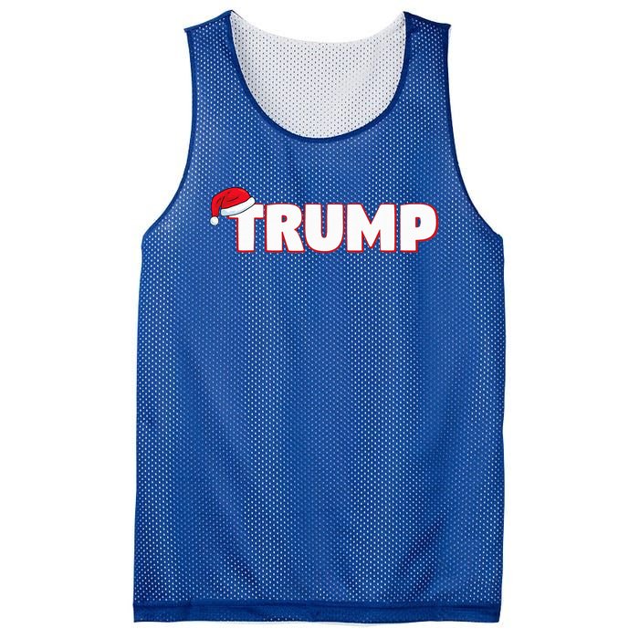 Funny Christmas Trump Mesh Reversible Basketball Jersey Tank