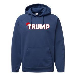 Funny Christmas Trump Performance Fleece Hoodie