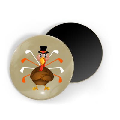 Funny Cute Turkey Golf Thanksgiving Turkey Sport Player Autumn Fall Magnet