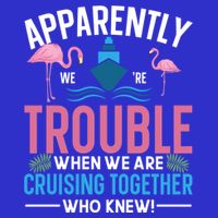 Funny Cruise Tee Besties Cruising Trouble Together Meaningful Gift 16 in Basic Backpack