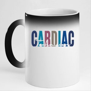 Funny Cardiac Technician Cool Gift 11oz Black Color Changing Mug