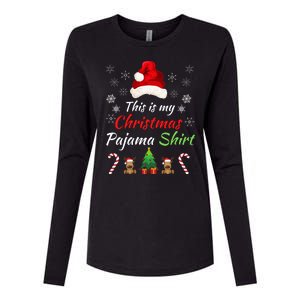 Funny Christmas This Is My Christmas Pajama Christmas Sweater Funny Xmas Gift Womens Cotton Relaxed Long Sleeve T-Shirt