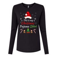 Funny Christmas This Is My Christmas Pajama Christmas Sweater Funny Xmas Gift Womens Cotton Relaxed Long Sleeve T-Shirt